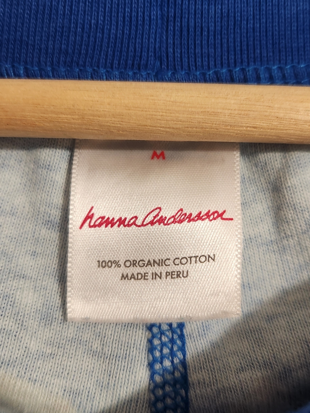 Hanna Andersson Blue Bunny-Print Pajama Bottom 100% Cotton - Picture 4 of 6
